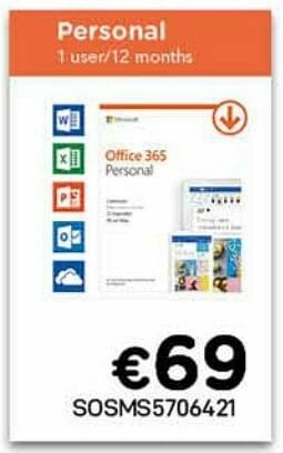 CompuDeals Office 365 personal aanbieding