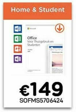 CompuDeals Office home + student aanbieding