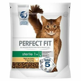 Zooplus 750g Sterile 1+ Rijk aan Kip Perfect Fit Kattenvoer aanbieding