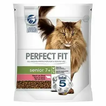Zooplus 2x750g Senior 7+ Rijk aan Rund Perfect Fit Kattenvoer aanbieding