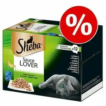 Zooplus 96x85g Variaties Kuipjes in Paté Sheba Kattenvoer aanbieding