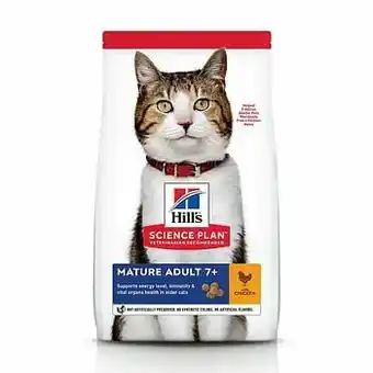 Zooplus 2x10kg Mature Adult 7+ Active Longevity Kip Hill’s Science Plan Kattenvoer aanbieding