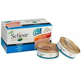 Zooplus 12 x 150 g Schesir Kipfilet met Ham Voordeelpakket Kattenvoer aanbieding