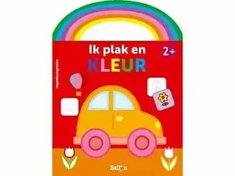 Multi bazar Ik Plak En Kleur 2+ Auto Rood aanbieding