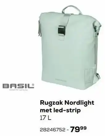 Supra Bazar Rugzak nordlight met led-strip aanbieding