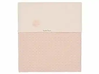 Multi bazar KOEKA DEKEN WIEG ANTWERP WAFFLE/FLANEL 415/416 SHADOW PINK aanbieding
