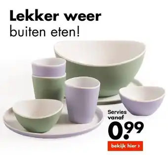Wibra Servies aanbieding