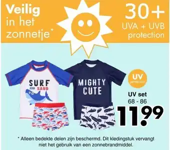 Wibra Uv set aanbieding