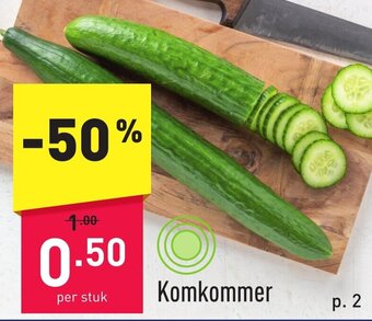 ALDI Komkommer aanbieding