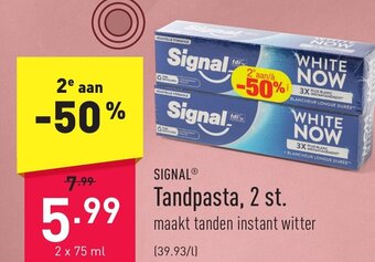 Signal Tandpasta, 2 st.