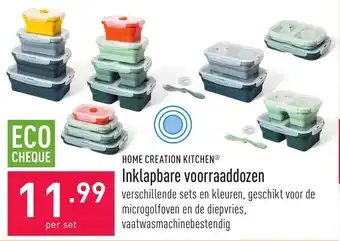 ALDI HOME CREATION KITCHENⓇ Inklapbare voorraaddozen aanbieding