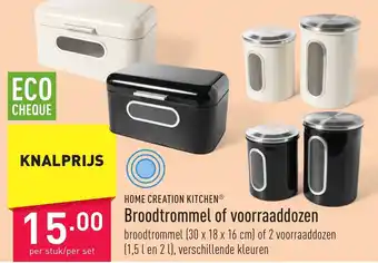 ALDI HOME CREATION KITCHENⓇ Broodtrommel of voorraaddozen aanbieding