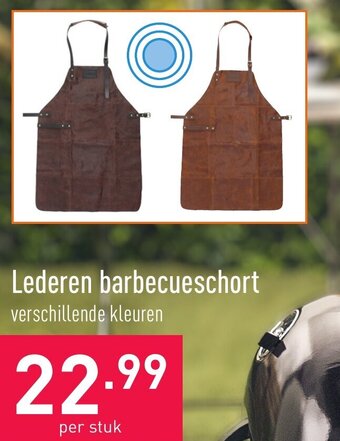 ALDI Lederen barbecueschort aanbieding