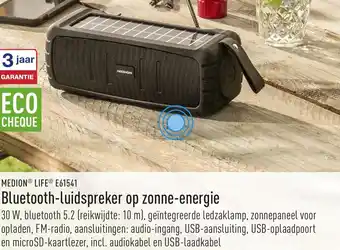 ALDI MEDION® LIFE® E61541 Bluetooth-luidspreker op zonne-energie aanbieding
