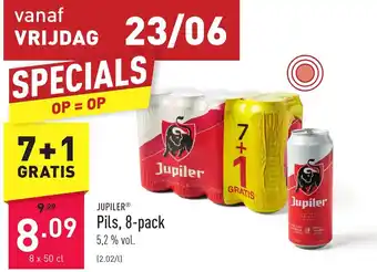 ALDI Jupiler Pils, 8-pack aanbieding