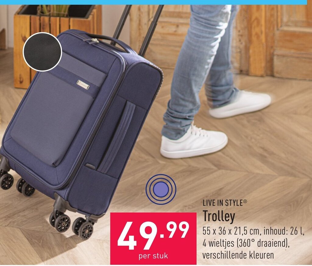 Trolley promotie bij ALDI