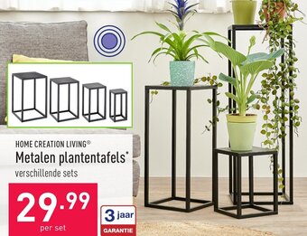 ALDI Metalen plantentafels* aanbieding
