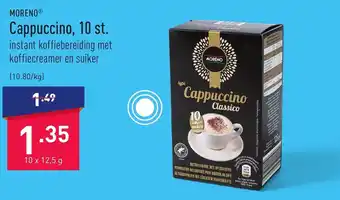 ALDI Cappuccino, 10 st. aanbieding