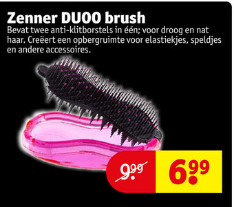 Kruidvat Zenner DUOO brush aanbieding