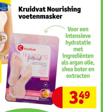 Kruidvat Nourishing voetenmasker aanbieding