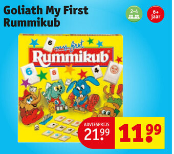 Kruidvat Goliath My First Rummikub aanbieding