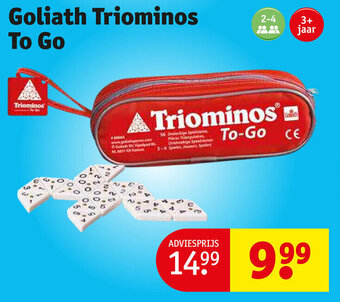 Kruidvat Goliath Triominos To Go aanbieding