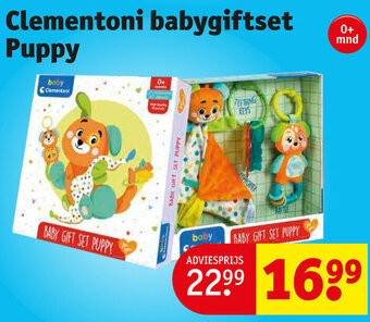 Kruidvat Clementoni babygiftset Puppy aanbieding