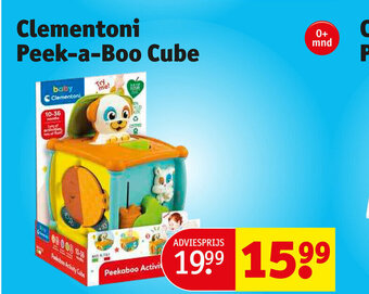 Kruidvat Clementoni Peek-a-Boo Cube aanbieding