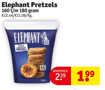 Kruidvat Elephant Pretzels aanbieding