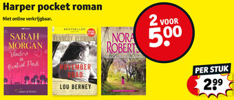 Kruidvat Harper pocket roman aanbieding