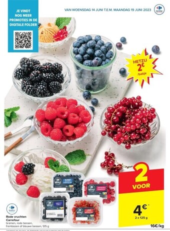 Carrefour Rode vruchten carrefour aanbieding