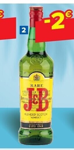 Carrefour Whisky original j&b aanbieding