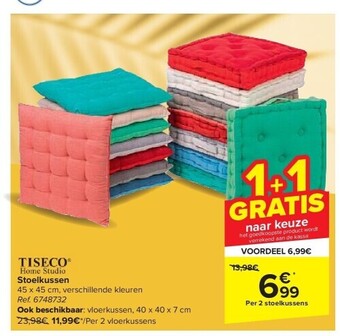 Carrefour Stoelkussen aanbieding