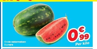 Carrefour Ovale watermeloen dumara aanbieding