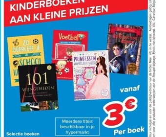 Carrefour Selectie boeken aanbieding