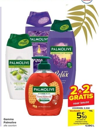 Carrefour Gamma palmolive aanbieding