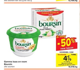 Gamma kaas en room boursin