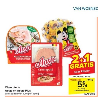 Carrefour Charcuterie aoste en aoste plus aanbieding