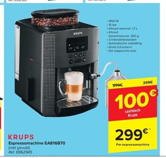 Carrefour Espressomachine ea816b70 aanbieding