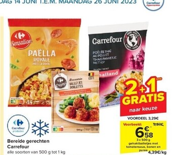 Carrefour Bereide gerechten carrefour aanbieding