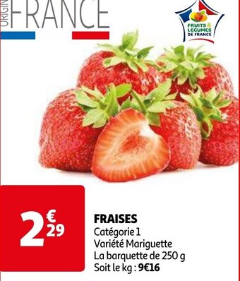 Auchan FRAISES aanbieding
