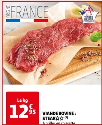 Auchan VIANDE BOVINE: STEAK aanbieding