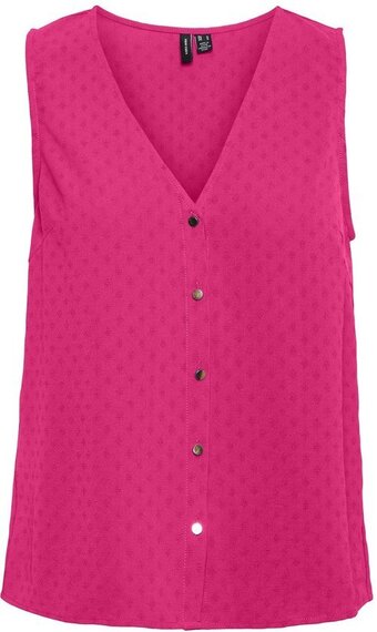 Bol.com Vero moda vmulla sl v-neck top btq ga dames top - maat s aanbieding