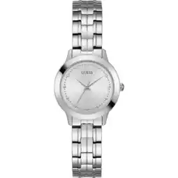 Guess watches w0989l1 rvs zilverkleurig
