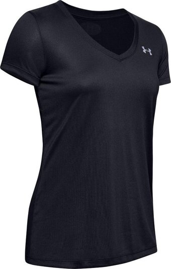 Bol.com Under armour tech ssv - solid dames sportshirt - maat m aanbieding