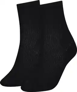 Bol.com Calvin klein korte mesh dames sokken - 2-pack - maat one size aanbieding