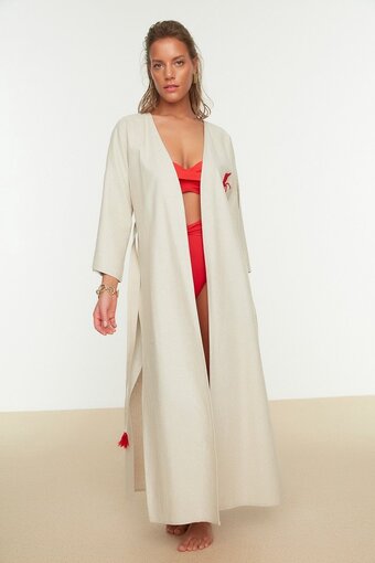 Bol.com Trendyol vrouwen standaard mouw basis kimono & kaftan aanbieding