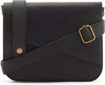 Violet hamden essential bag dames crossbody tas leer - zwart