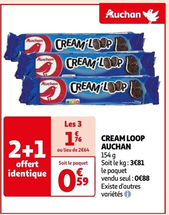 CREAM LOOP AUCHAN 154 g