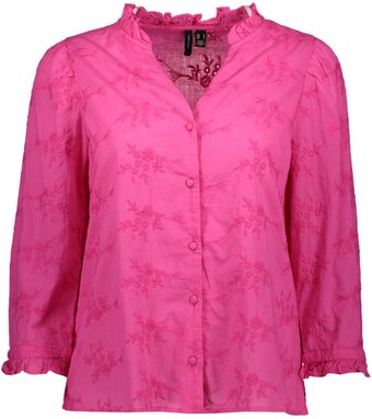 Bol.com Vero moda vmsala 3/4 shirt wvn btq dames blouse - maat m aanbieding